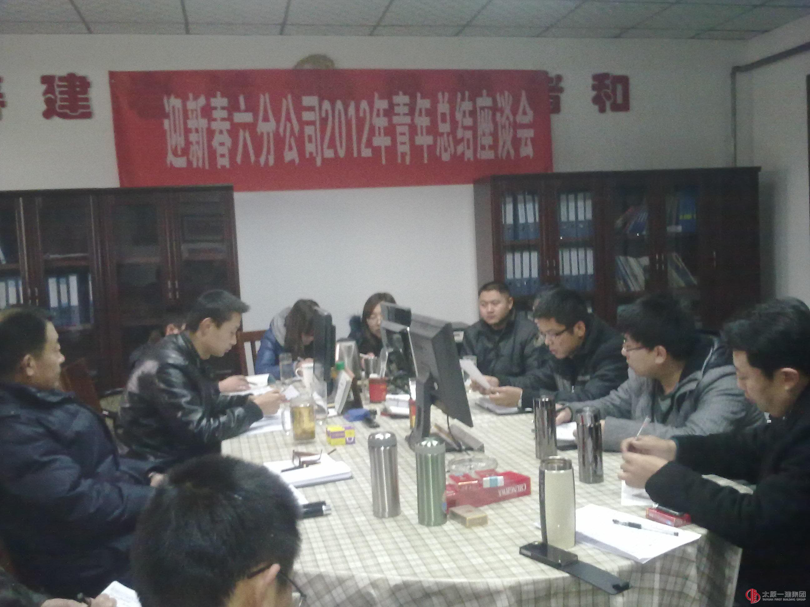 迎新春六分公司2012年青年總結(jié)座談會(huì)